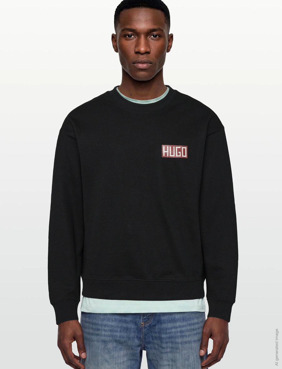 HUGO - Durec - dressipluusid - black - 3