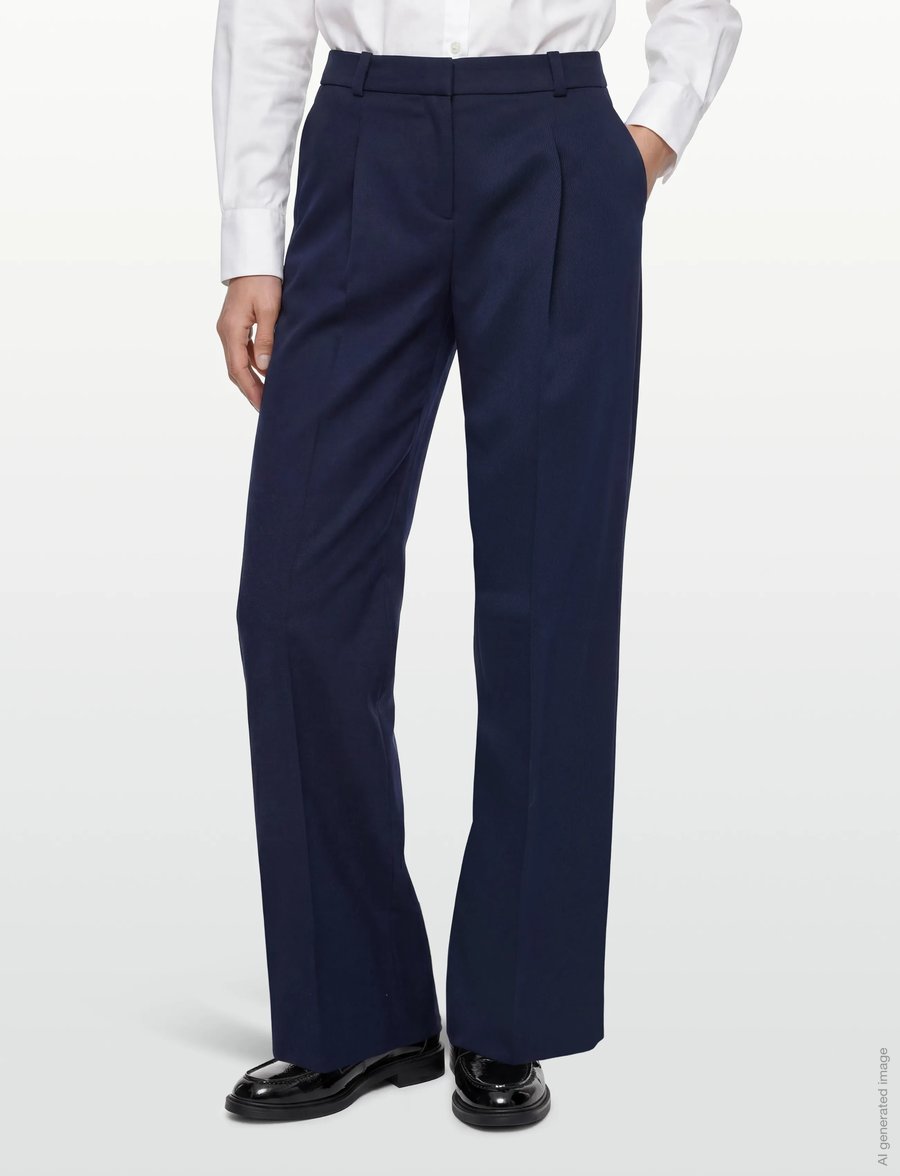 HUGO - Halati - anzugshosen - medium blue - 3