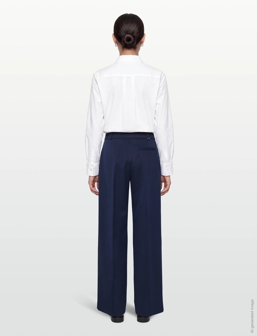 HUGO - Halati - anzugshosen - medium blue - 4