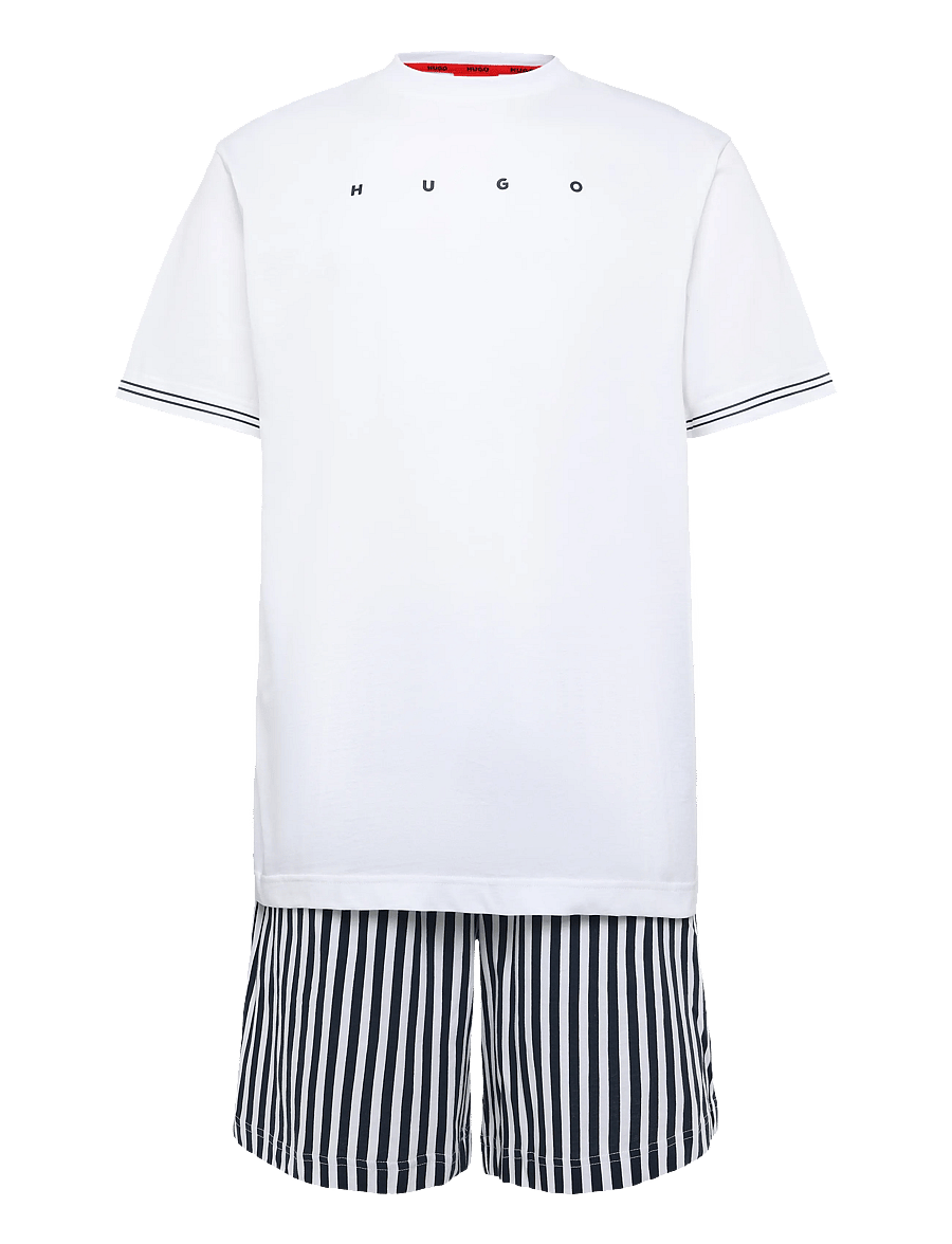 HUGO - COASTA SHORT SET - nattrøjer - white - 0
