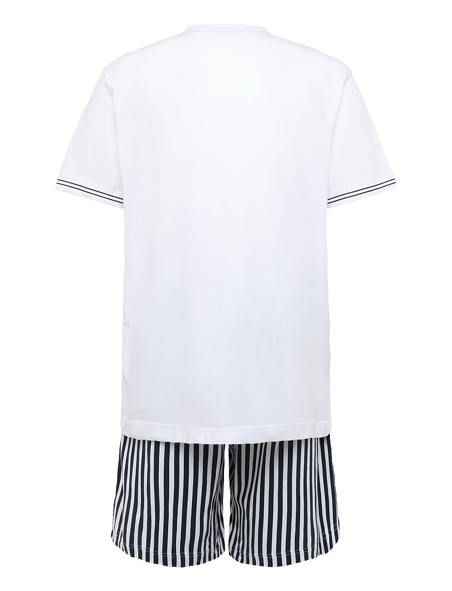 HUGO - COASTA SHORT SET - nattrøjer - white - 1