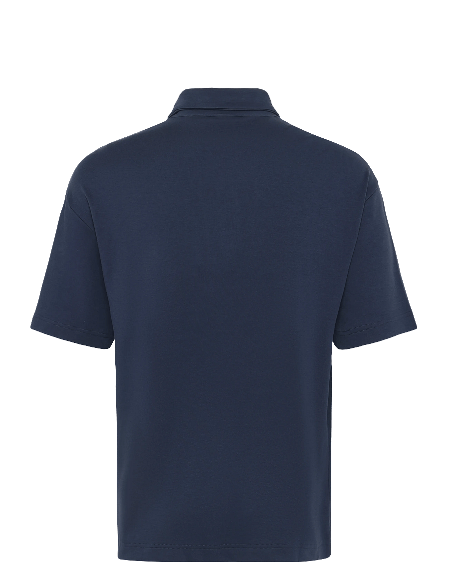 HUGO - NAUTIX ZIP POLO - kurzärmelig - navy - 1