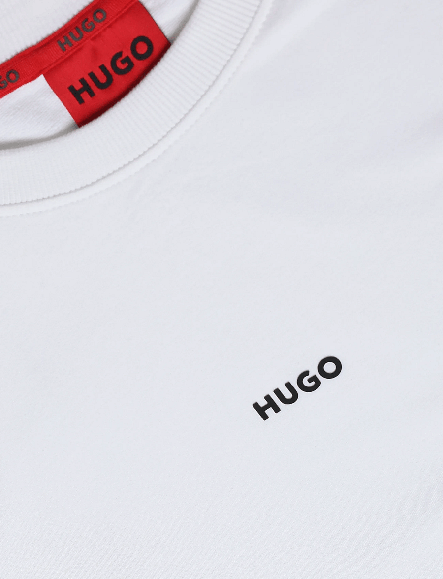 HUGO - NOAH T-SHIRT - short-sleeved t-shirts - white - 2
