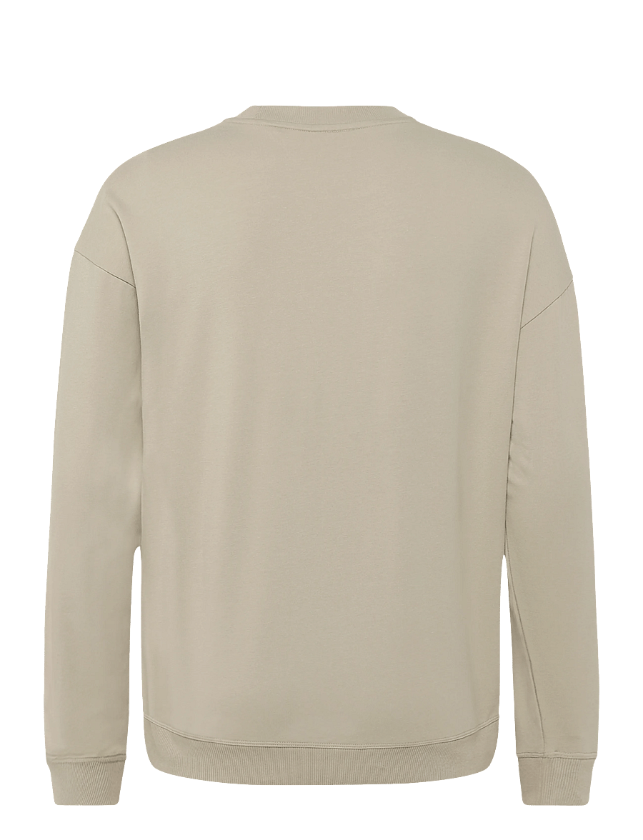 HUGO - NOAH SWEATSHIRT - sweatshirts - beige overflow - 1
