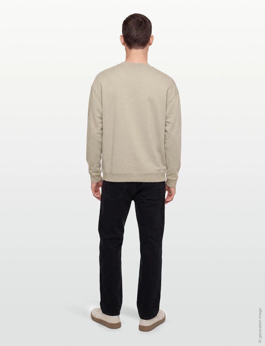 HUGO - NOAH SWEATSHIRT - shop efter stil - beige overflow - 4