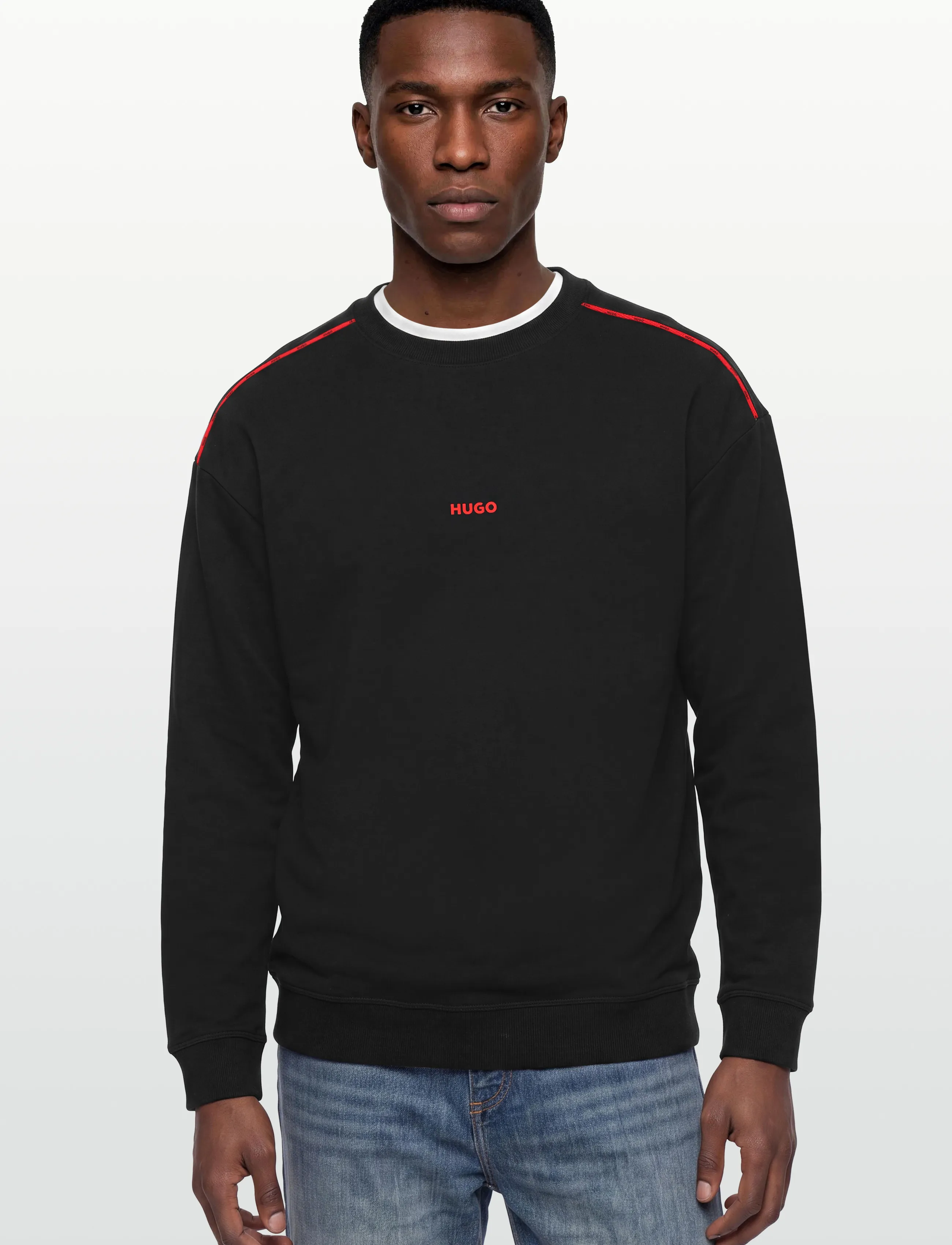 HUGO - NOAH SWEATSHIRT - shoppa efter stil - black - 3