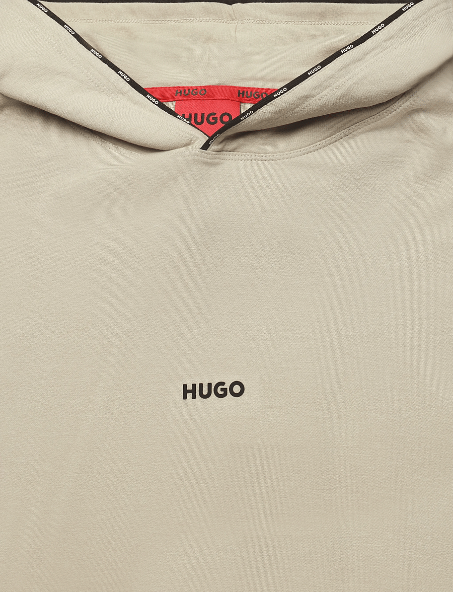 HUGO - NOAH HOODIE - kapuzenpullover - beige overflow - 5