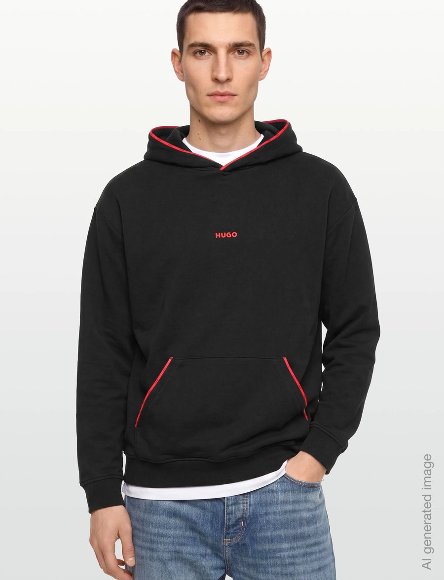 HUGO - NOAH HOODIE - kapuzenpullover - black - 3