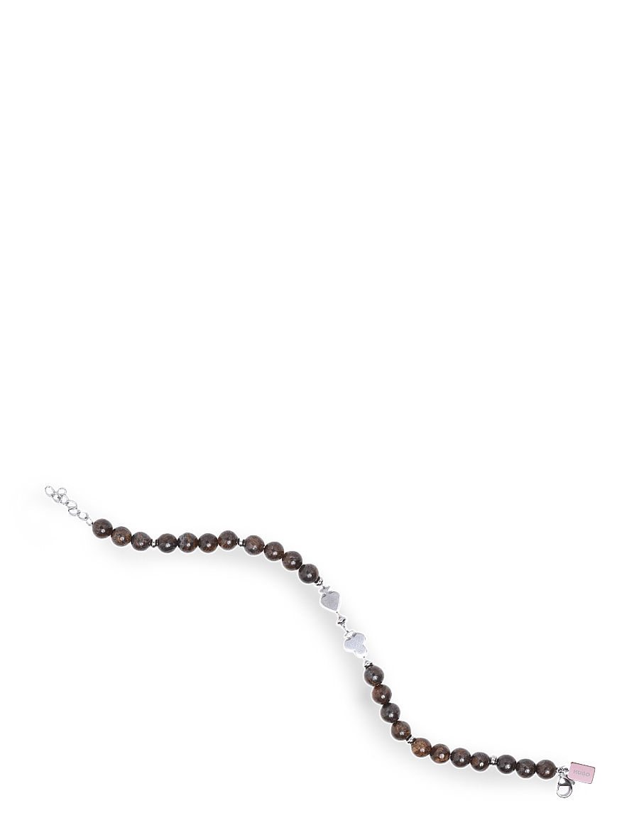 HUGO - E-BEADS5-BRA - armbånd - brown overflow - 1