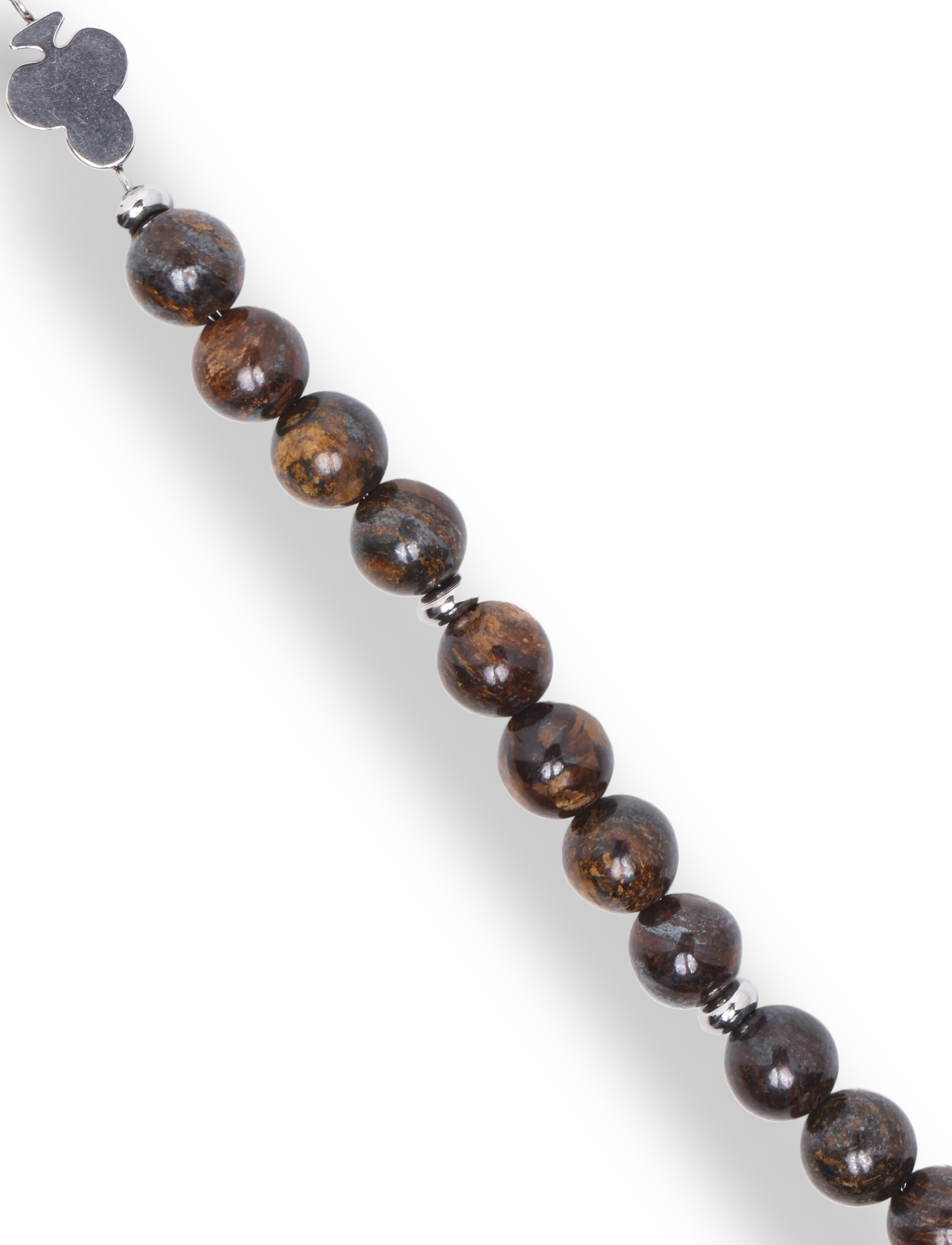 HUGO - E-BEADS5-BRA - armbånd - brown overflow - 2
