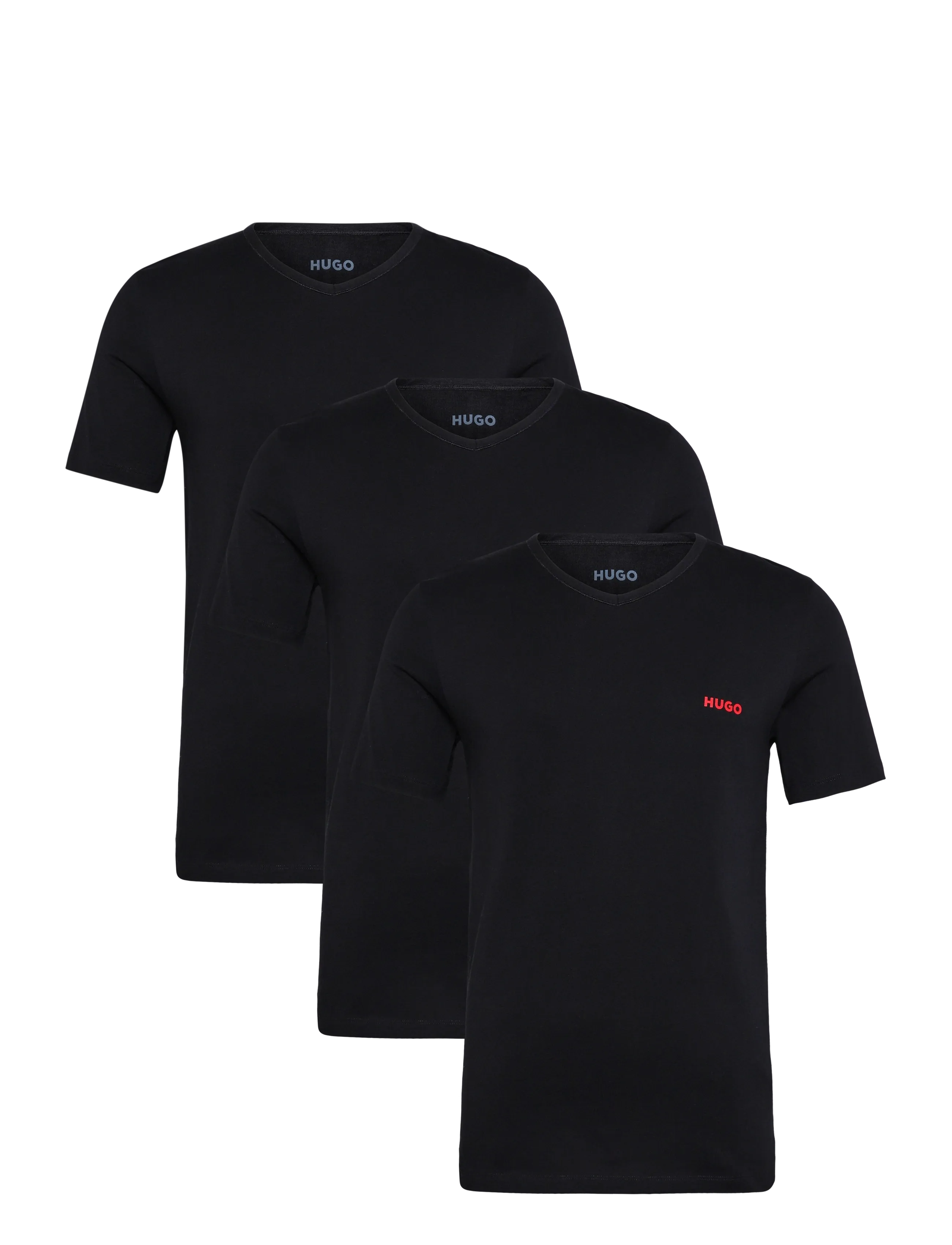 HUGO T-SHIRT VN TRIPLET - Unterwäsche - BLACK / black