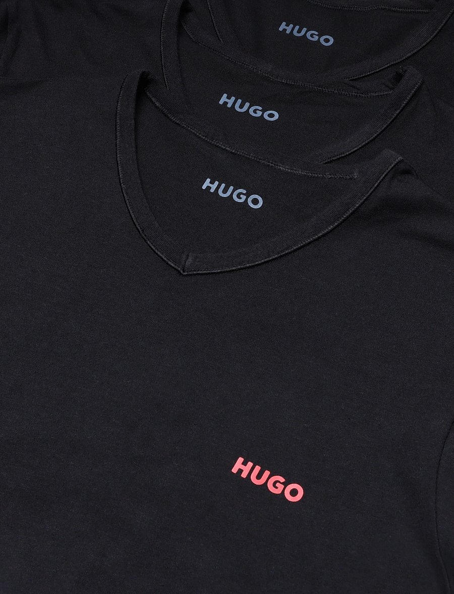 HUGO - T-SHIRT VN TRIPLET - pidžaamasärgid - black - 2