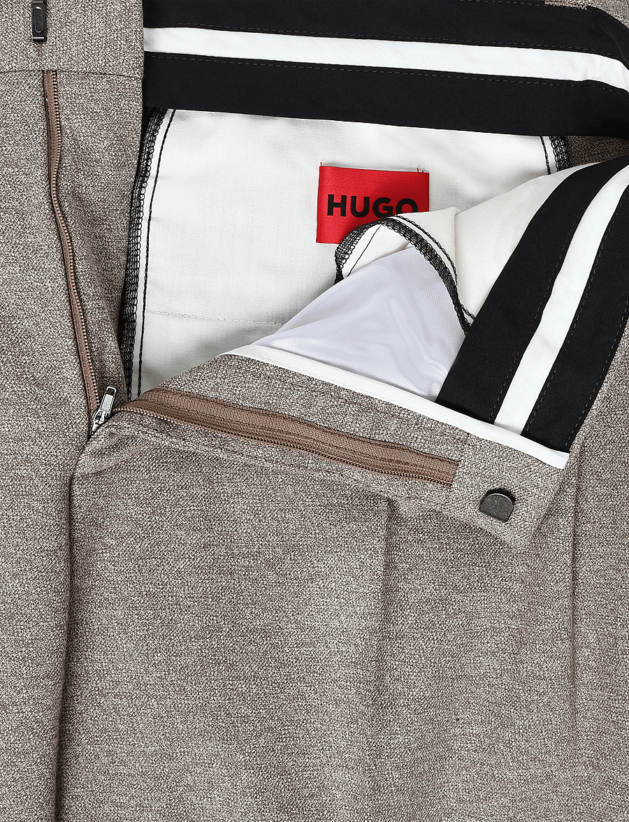 HUGO - Hesten261F1X - anzugshosen - medium beige - 3