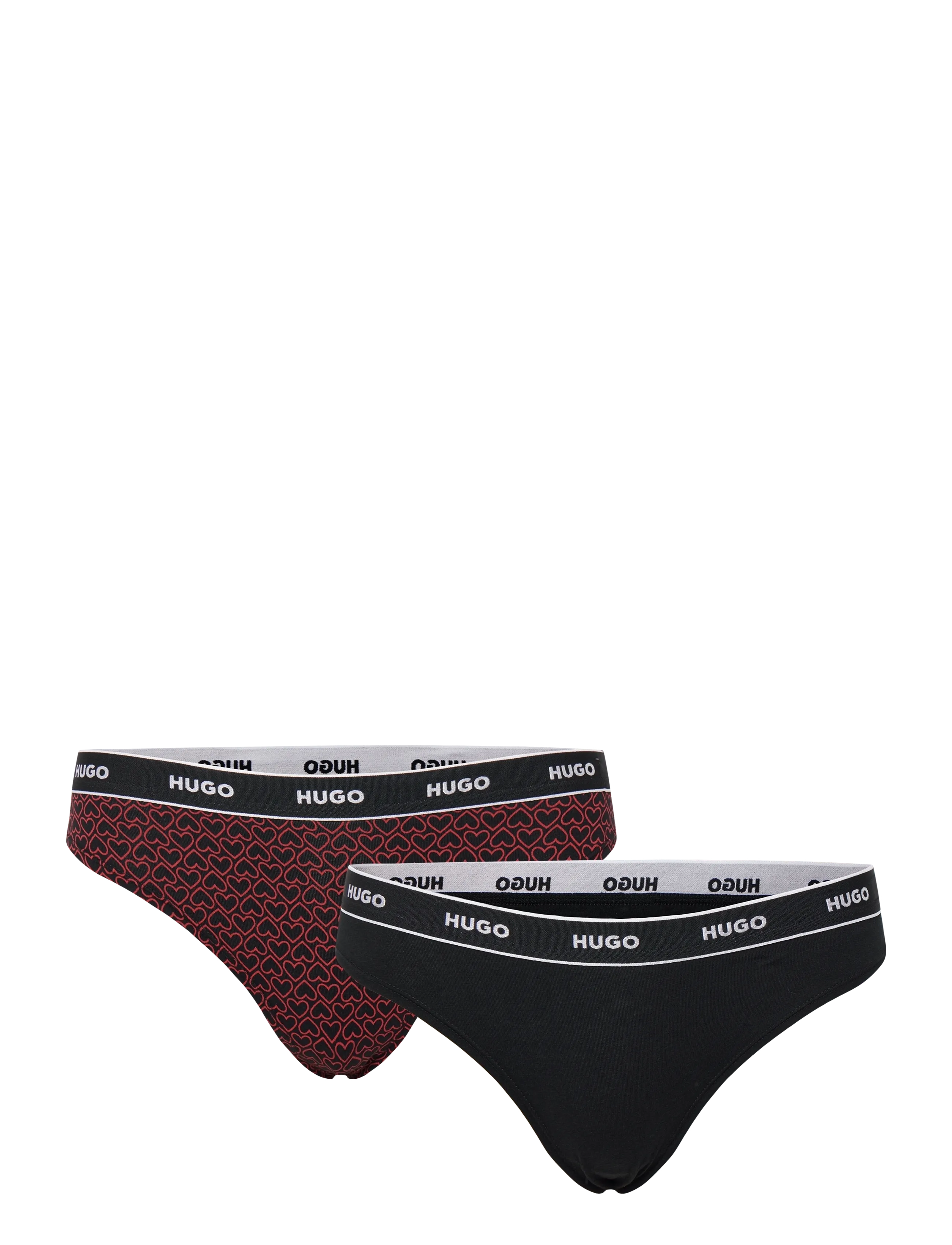 HUGO Valentine Trip.thong, S, Black, Trusser > G-Streng, Dame