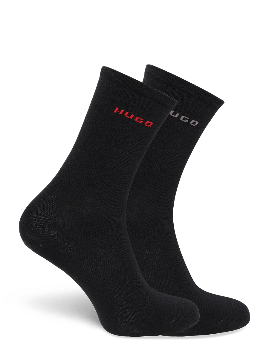 HUGO - 2P RS UNI LOGO CC W - klassikalised sokid - black - 1