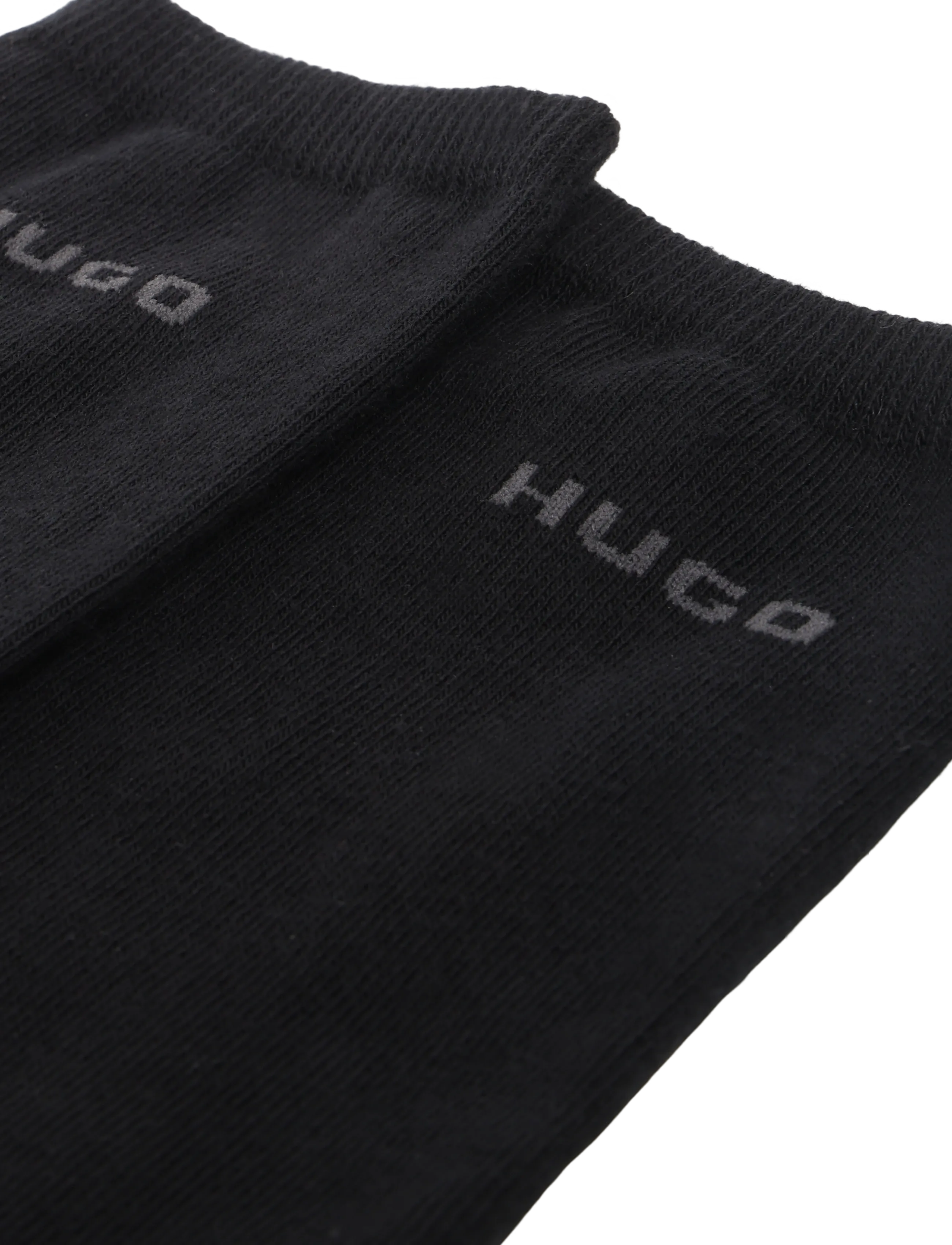 HUGO - 2P RS UNI LOGO CC W - klassikalised sokid - black - 2