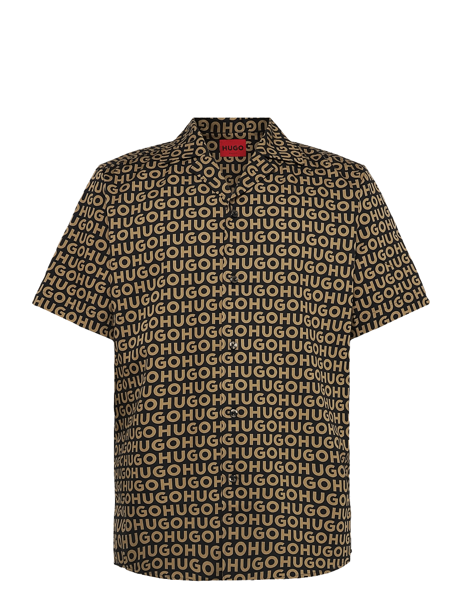 HUGO - Ellino - pattern shirts - beige overflow - 0