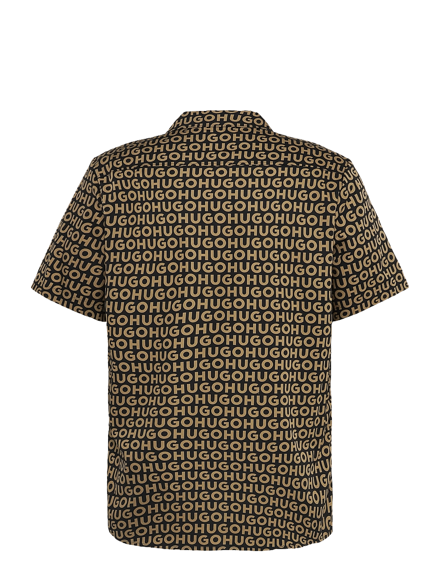 HUGO - Ellino - pattern shirts - beige overflow - 1