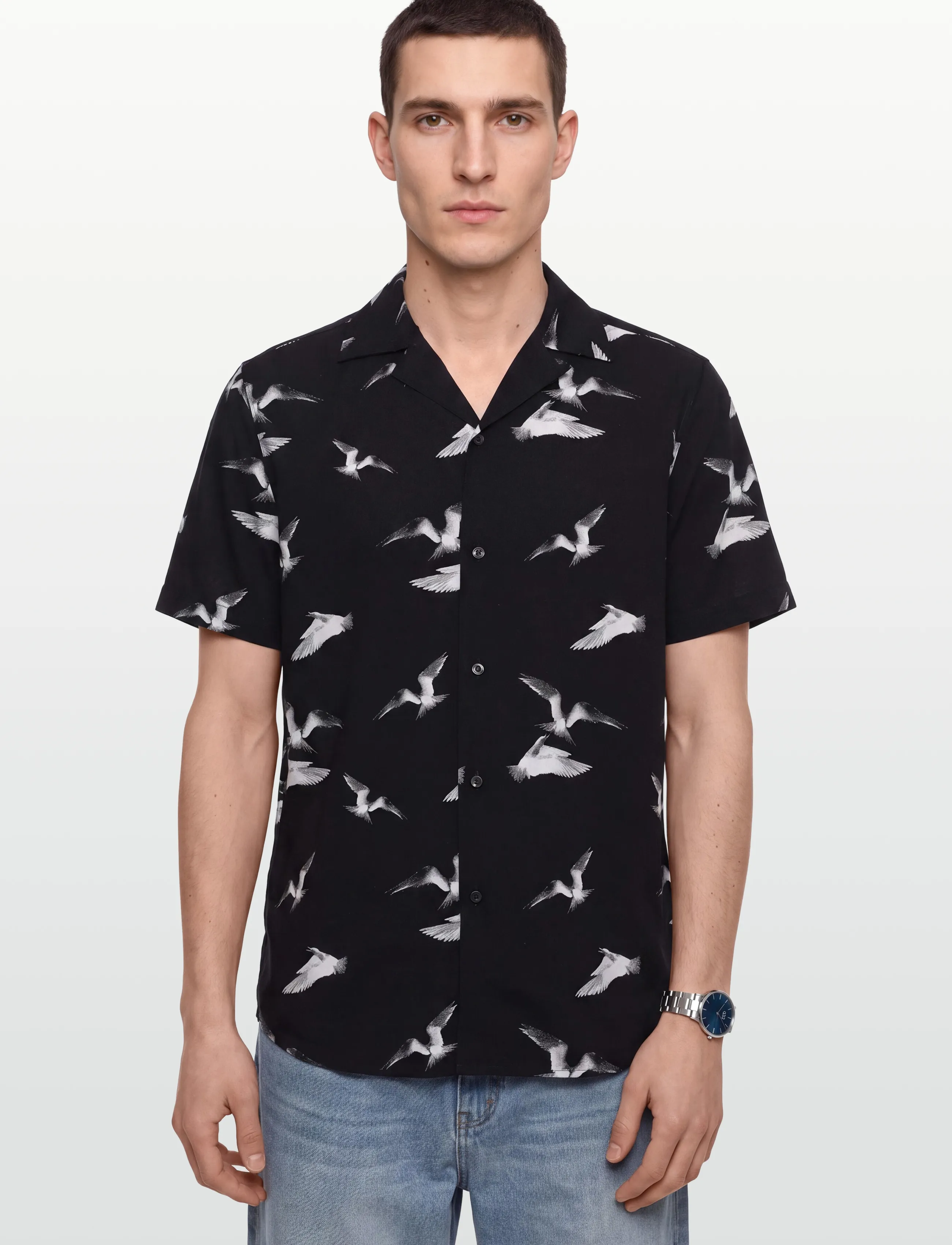 HUGO - Ellino - gemusterte hemden - black - 3