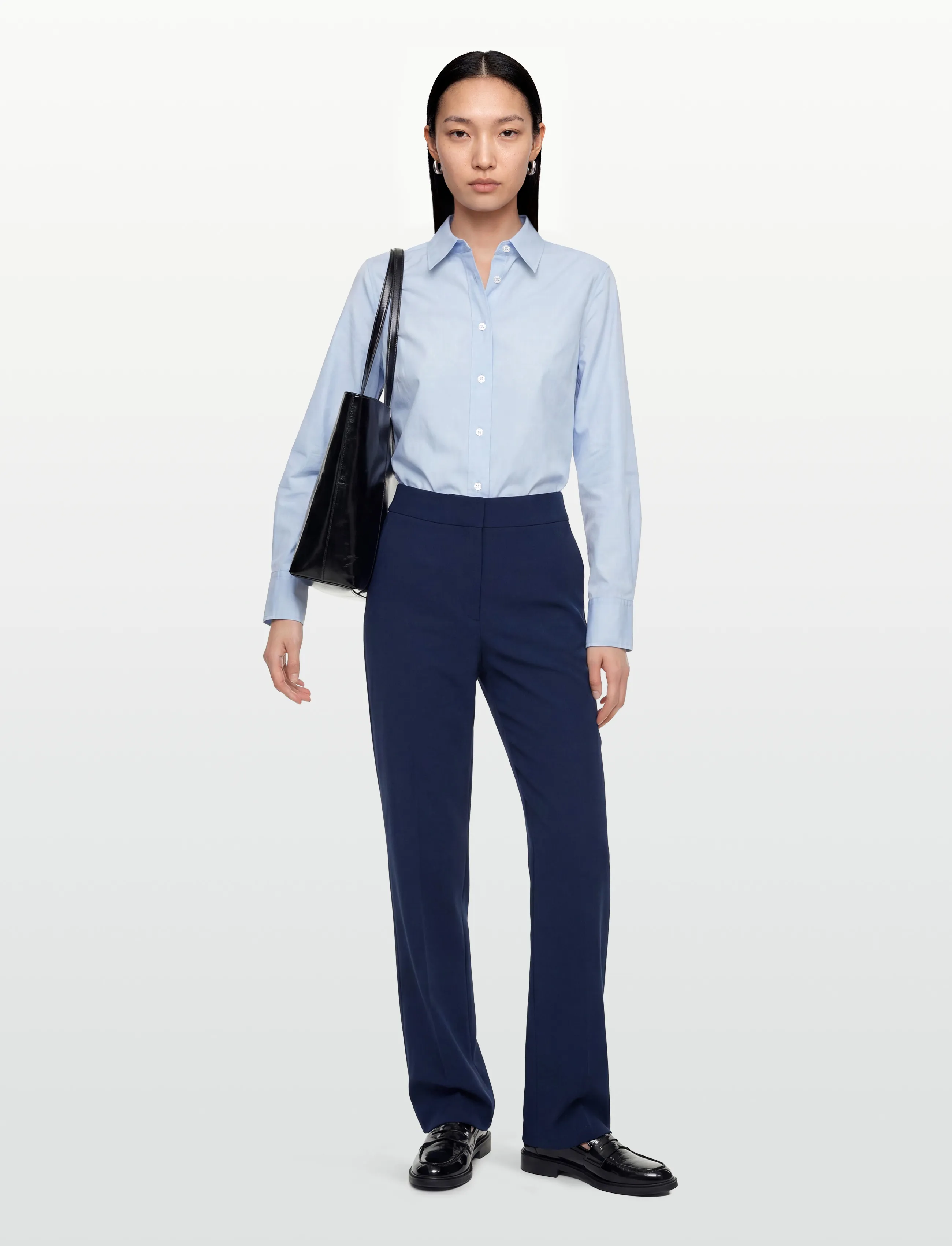 HUGO Himia-1 - Anzugshosen - MEDIUM BLUE / navy