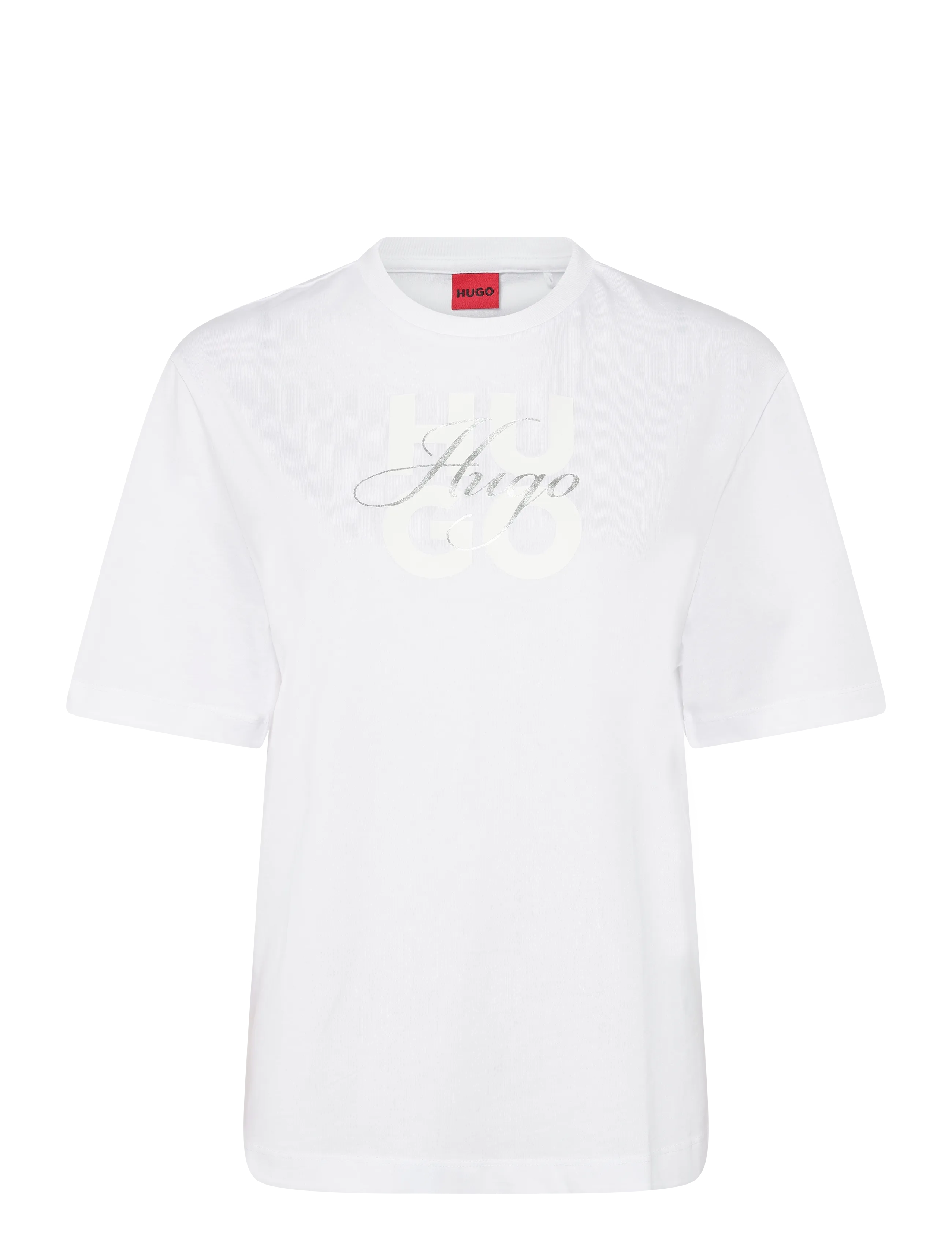 HUGO Dashire_5 - T-shirts & Tops - WHITE / white