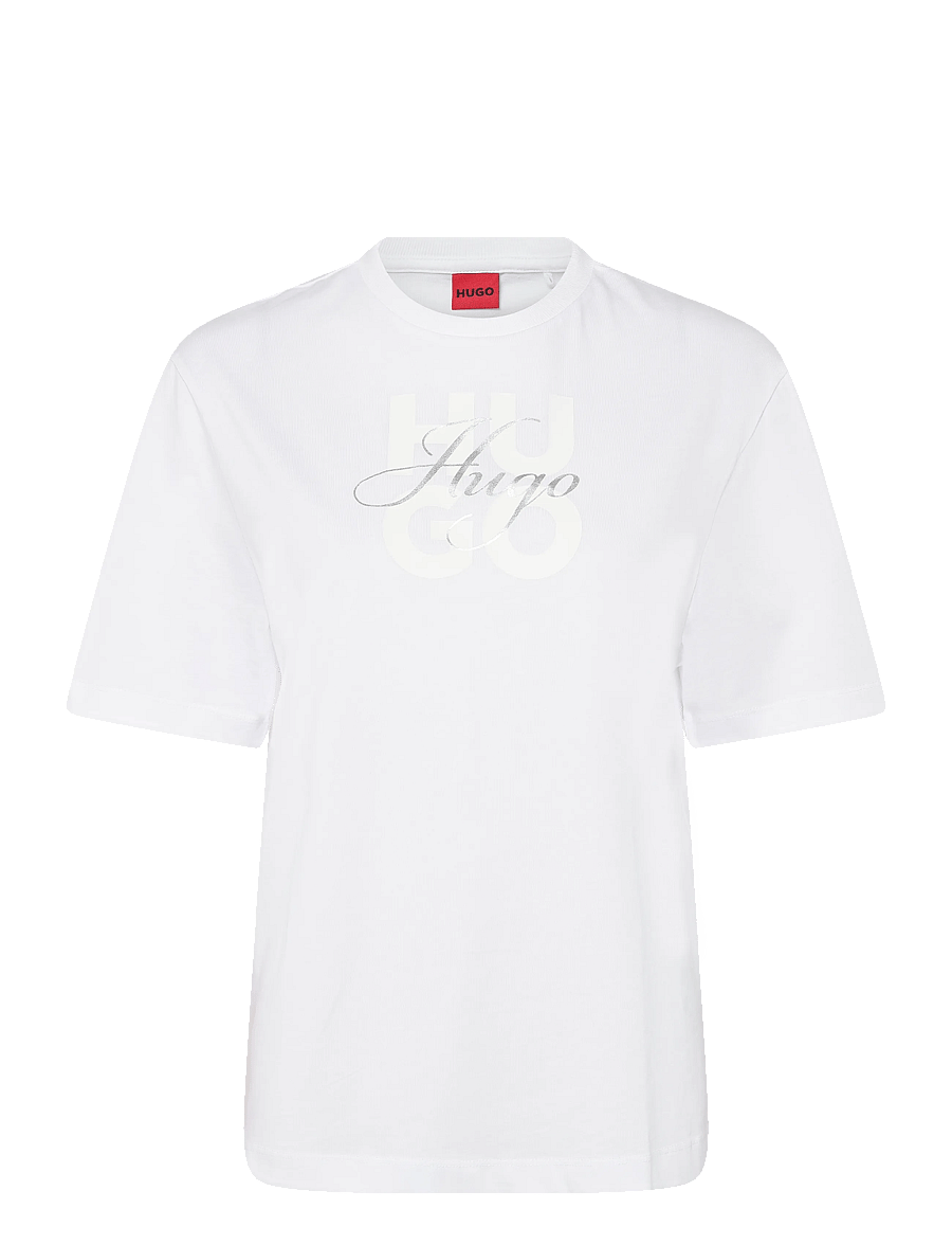 HUGO - Dashire_5 - t-shirts - white - 0