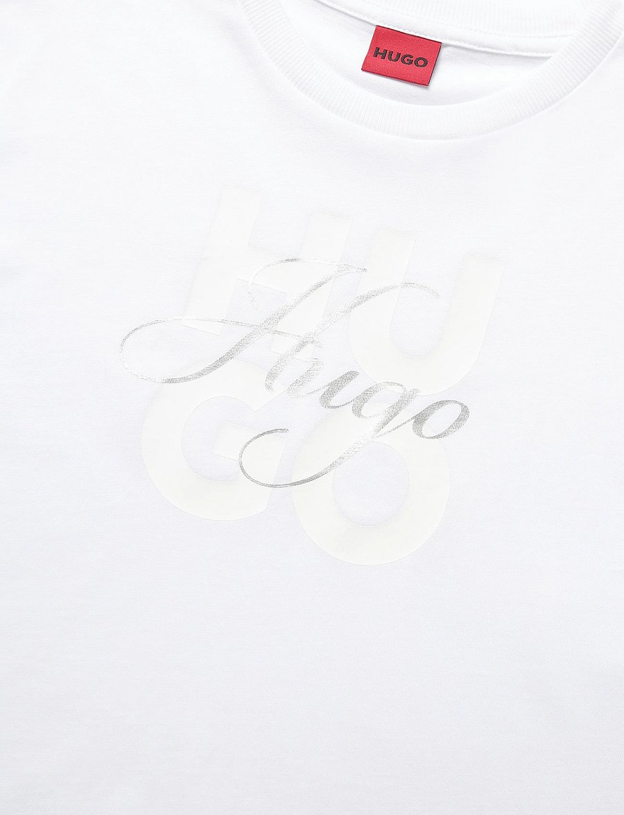 HUGO - Dashire_5 - t-shirts - white - 2
