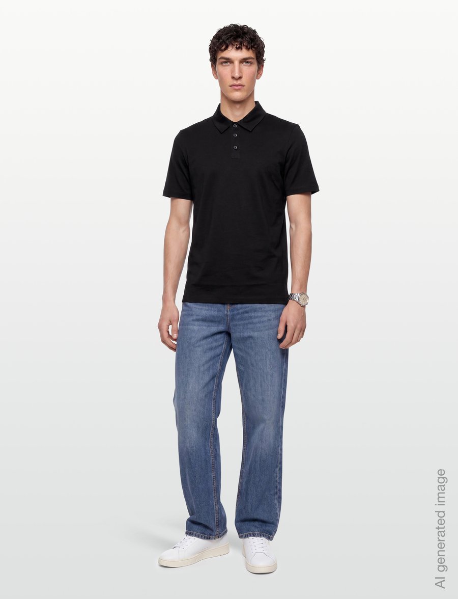 HUGO - Dimerspolon - lühikeste varrukatega polod - black - 0