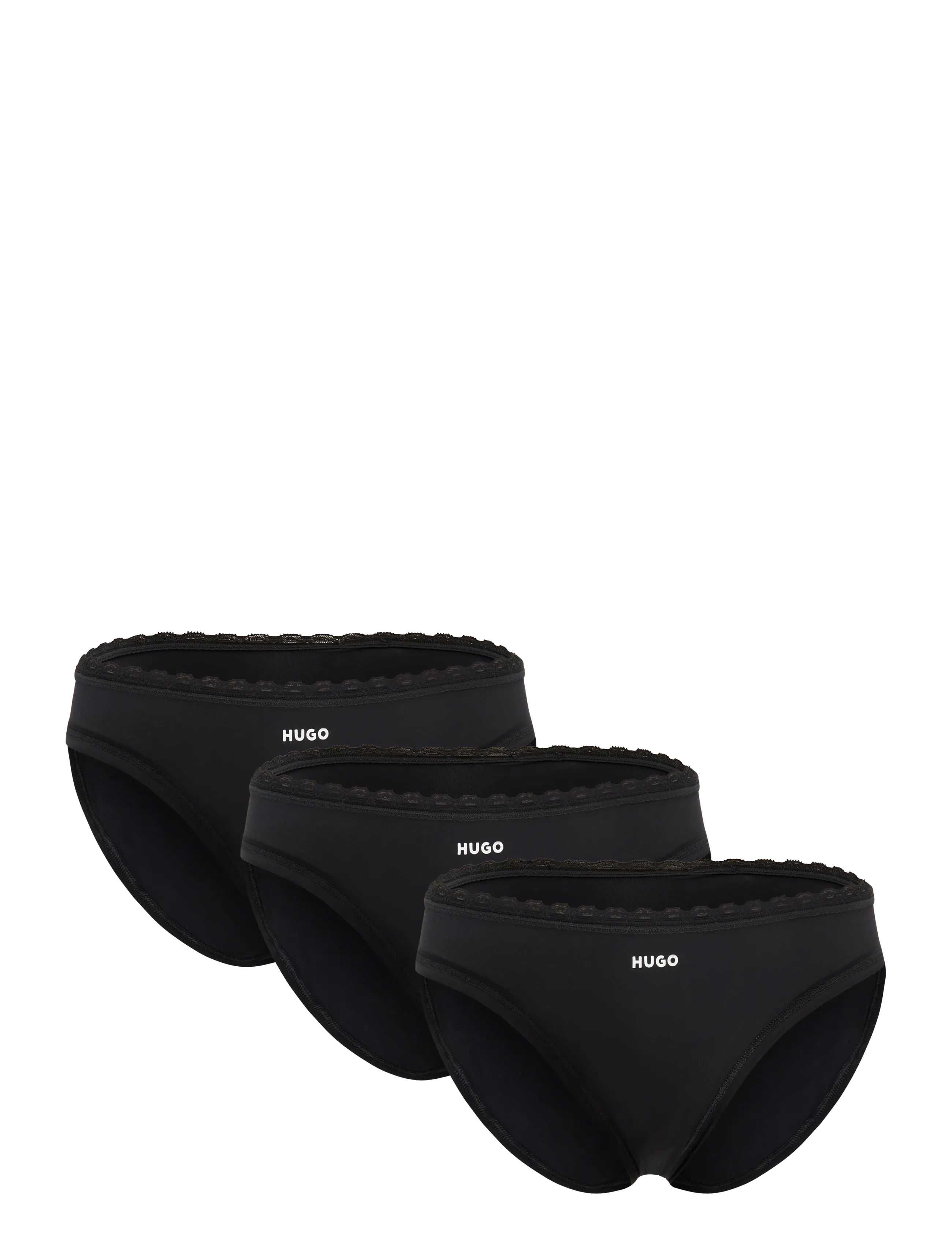 HUGO TRIPLET MICRO BRIEF - HUGO - BLACK / black