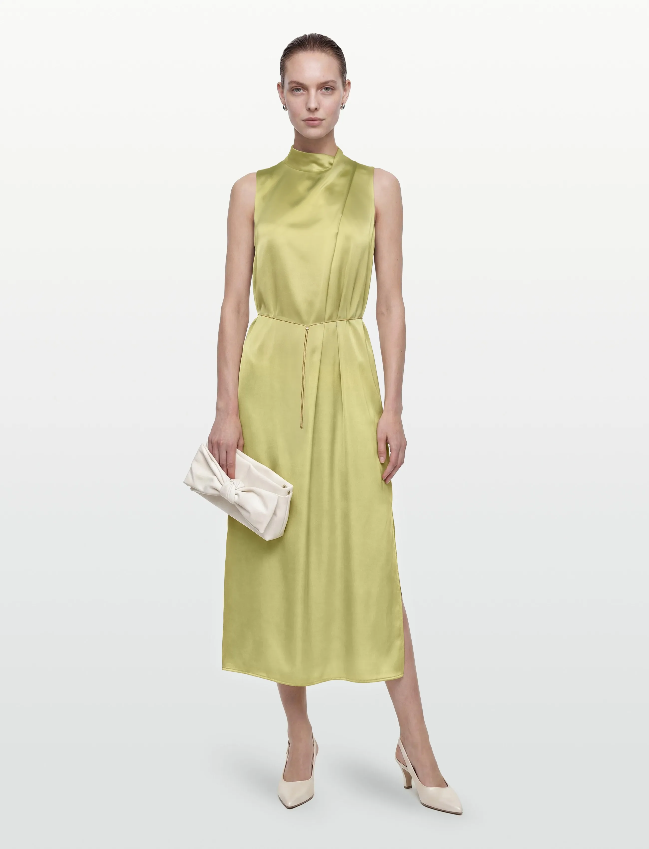 HUGO Kewina-1, 34, Dresses, Grün - Knee-length & Midi, Frauen