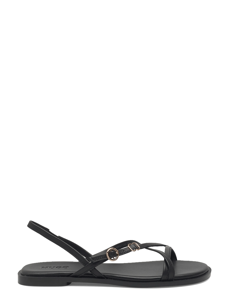 HUGO - Amaryl_SandalWl05_na - flat sandals - black - 1