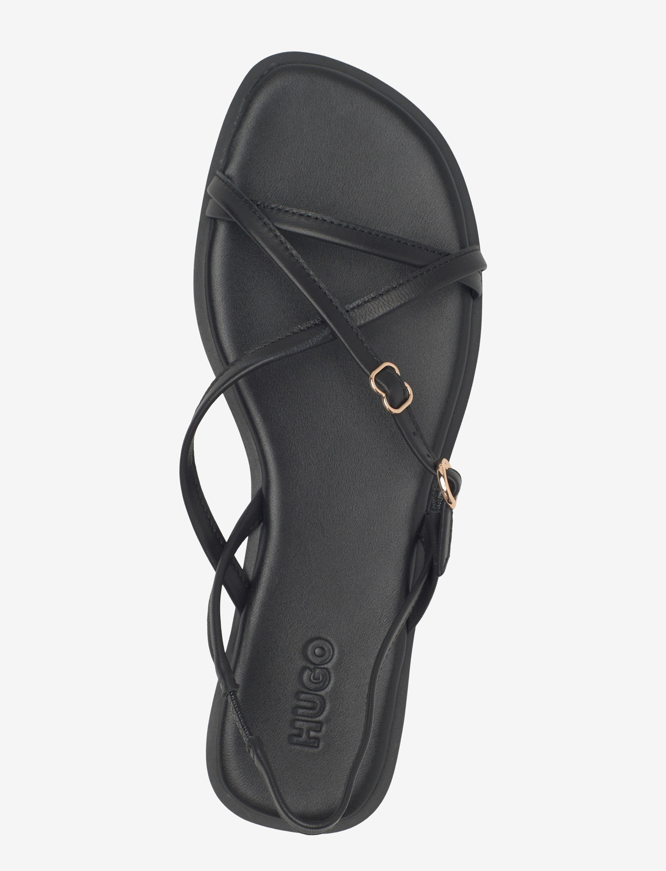 HUGO - Amaryl_SandalWl05_na - flache sandalen - black - 3
