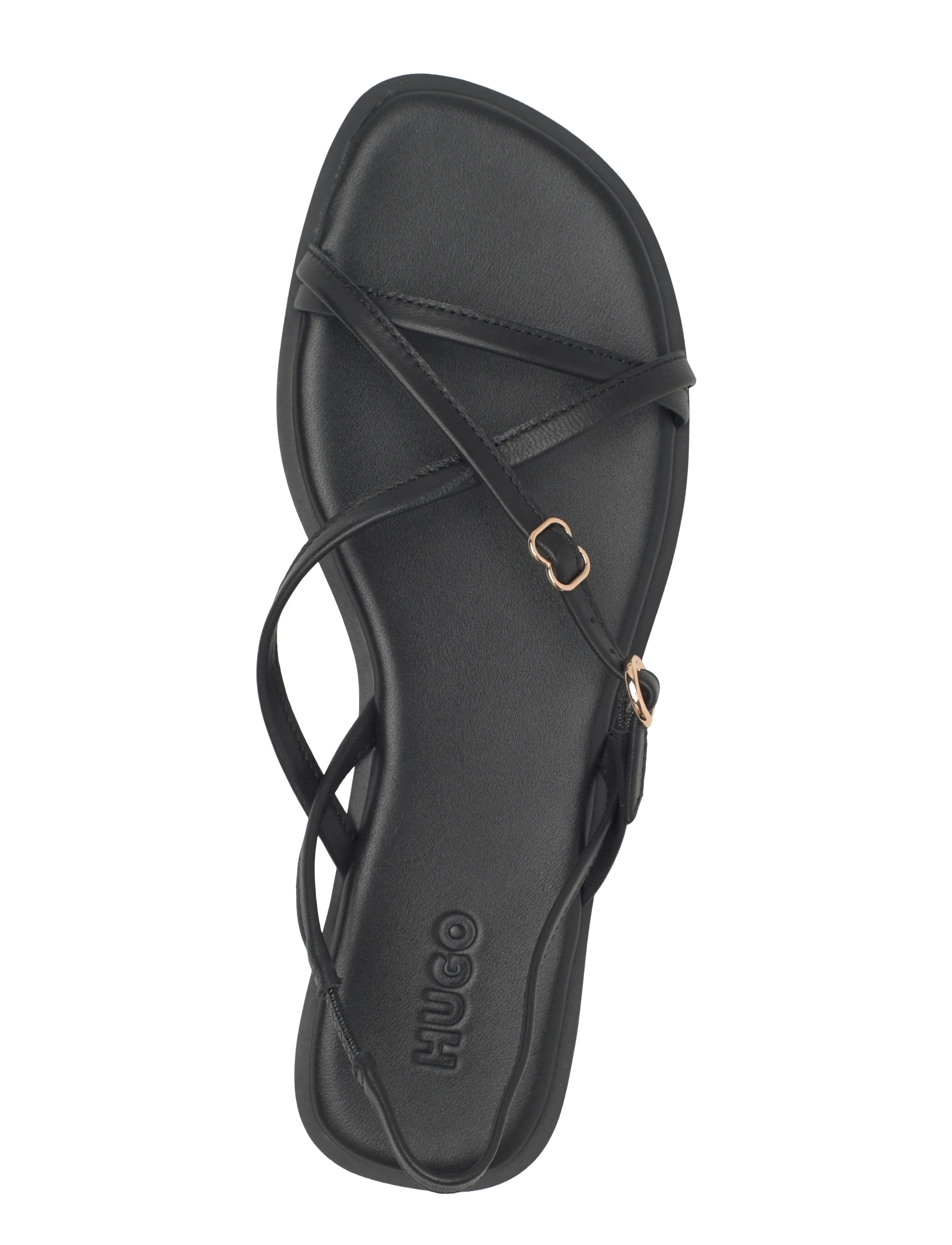 HUGO - Amaryl_SandalWl05_na - flade sandaler - black - 3