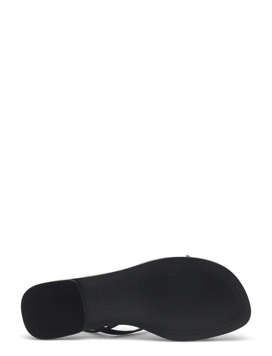 HUGO - Amaryl_SandalWl05_na - flat sandals - black - 4