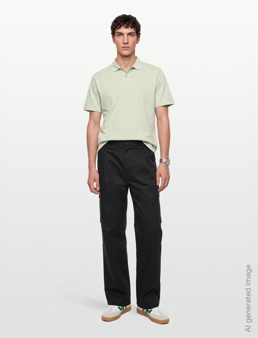 HUGO - Craysen261 - cargohosen - black - 0