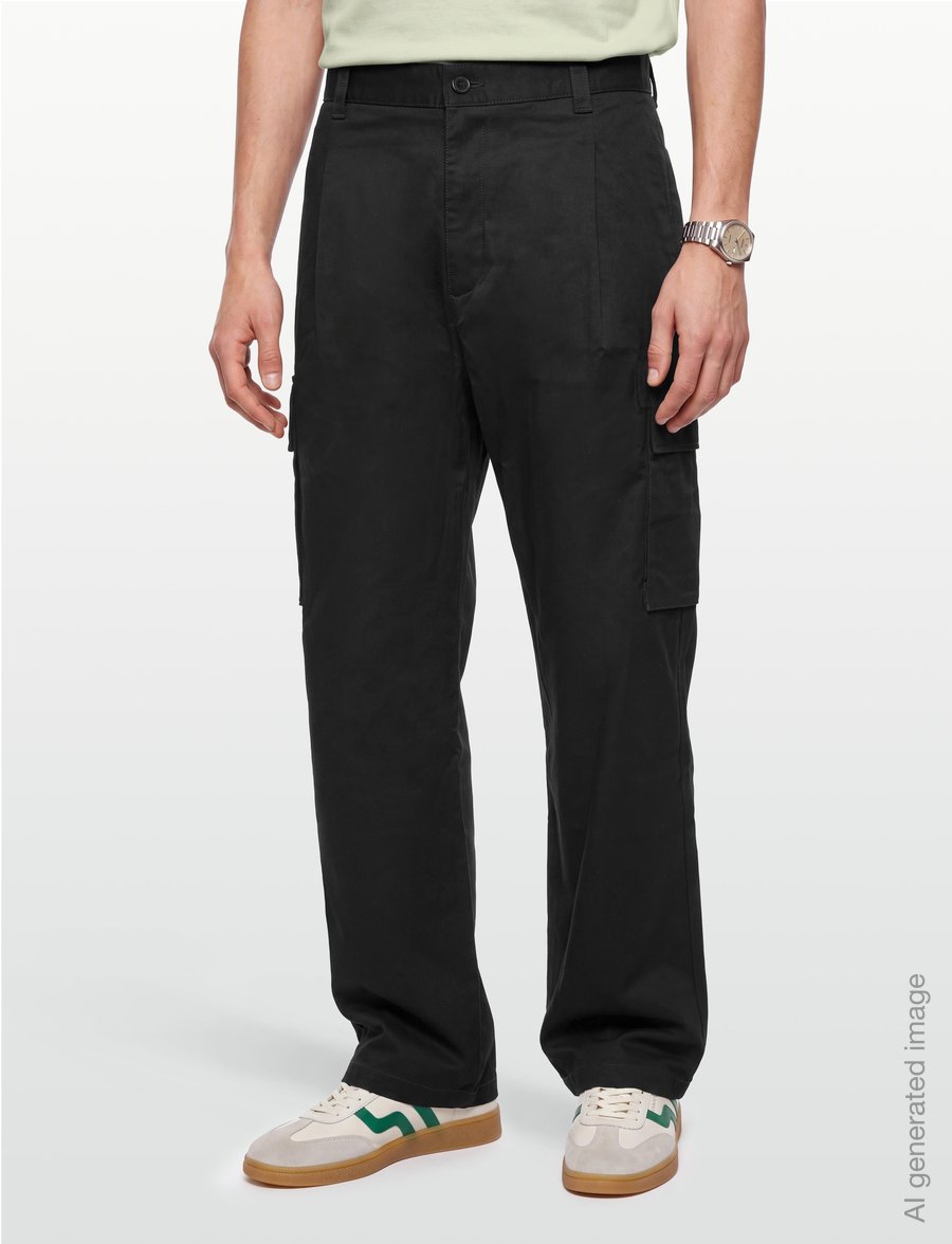 HUGO - Craysen261 - cargohosen - black - 5