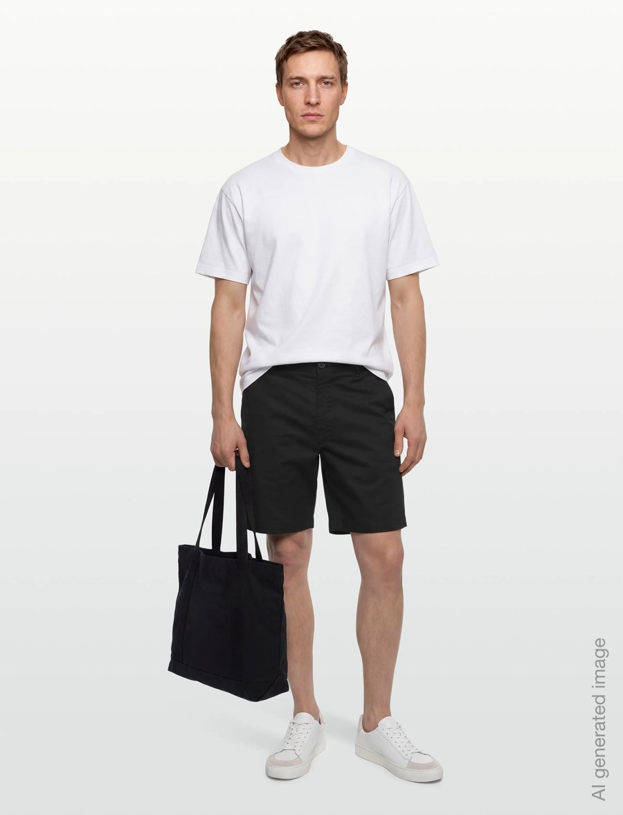 HUGO - Genar261S - „chino“ stiliaus šortai - black - 0