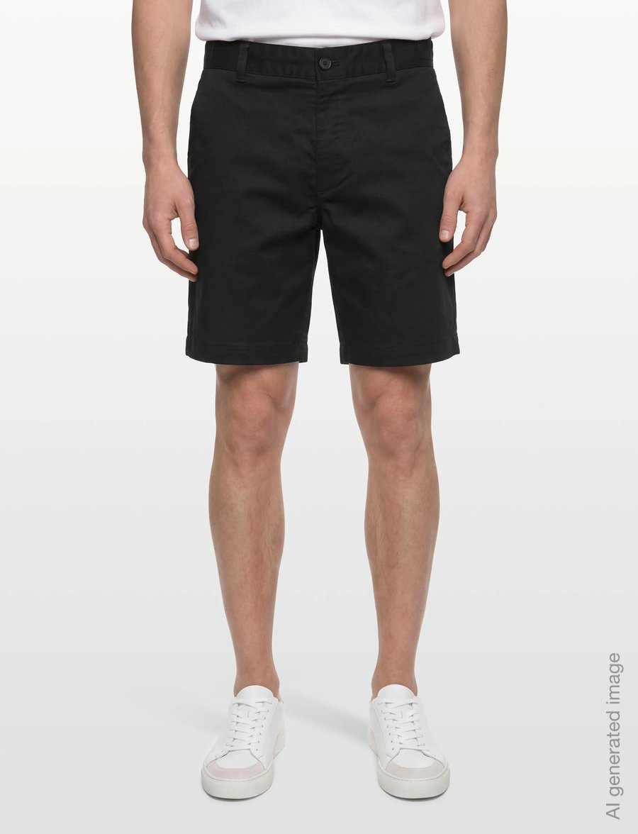 HUGO - Genar261S - „chino“ stiliaus šortai - black - 3