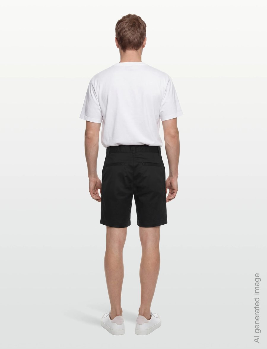HUGO - Genar261S - „chino“ stiliaus šortai - black - 4