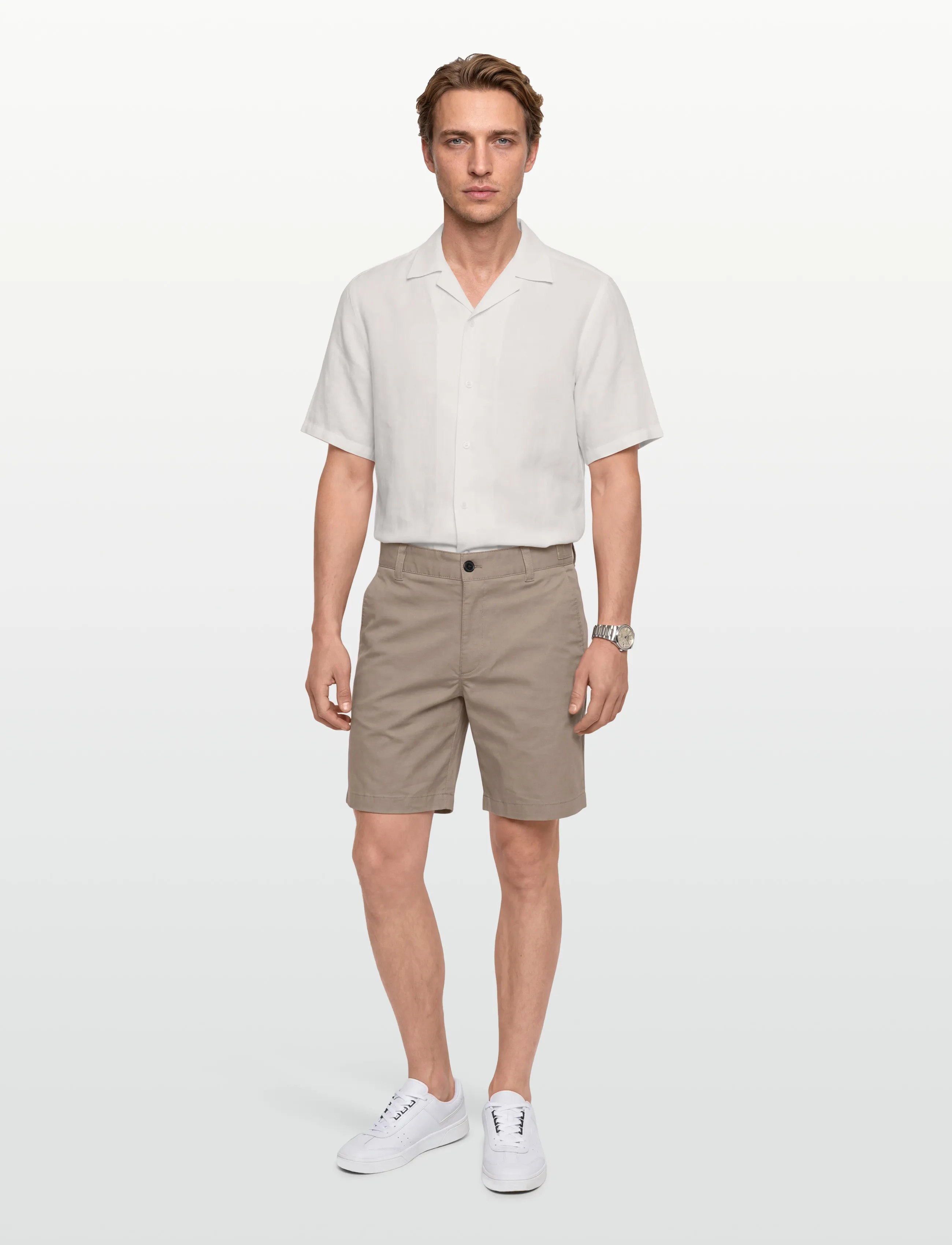 HUGO - Genar261S - chinos shorts - light/pastel brown - 0