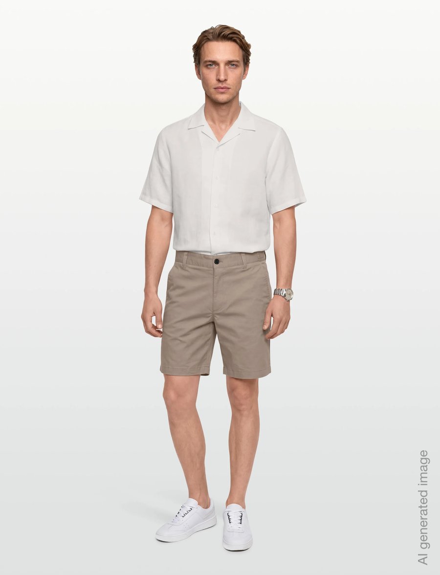 HUGO - Genar261S - chinos shorts - light/pastel brown - 0