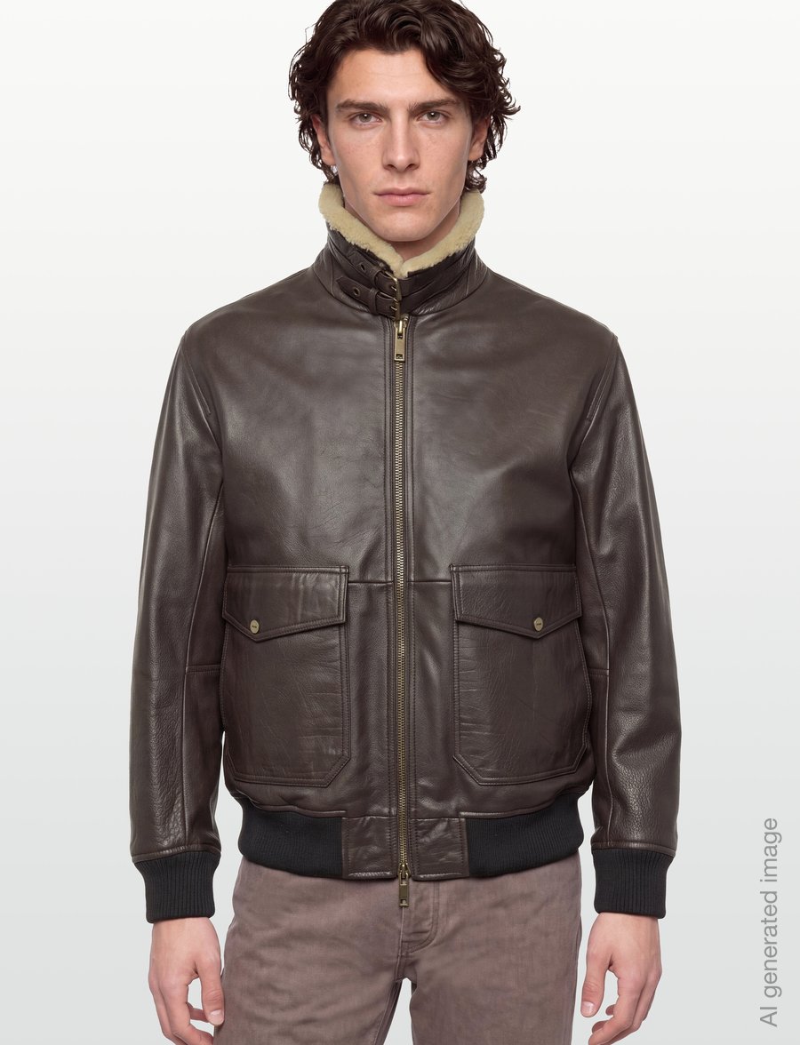 HUGO - Lorano - sügisjoped - brown overflow - 3