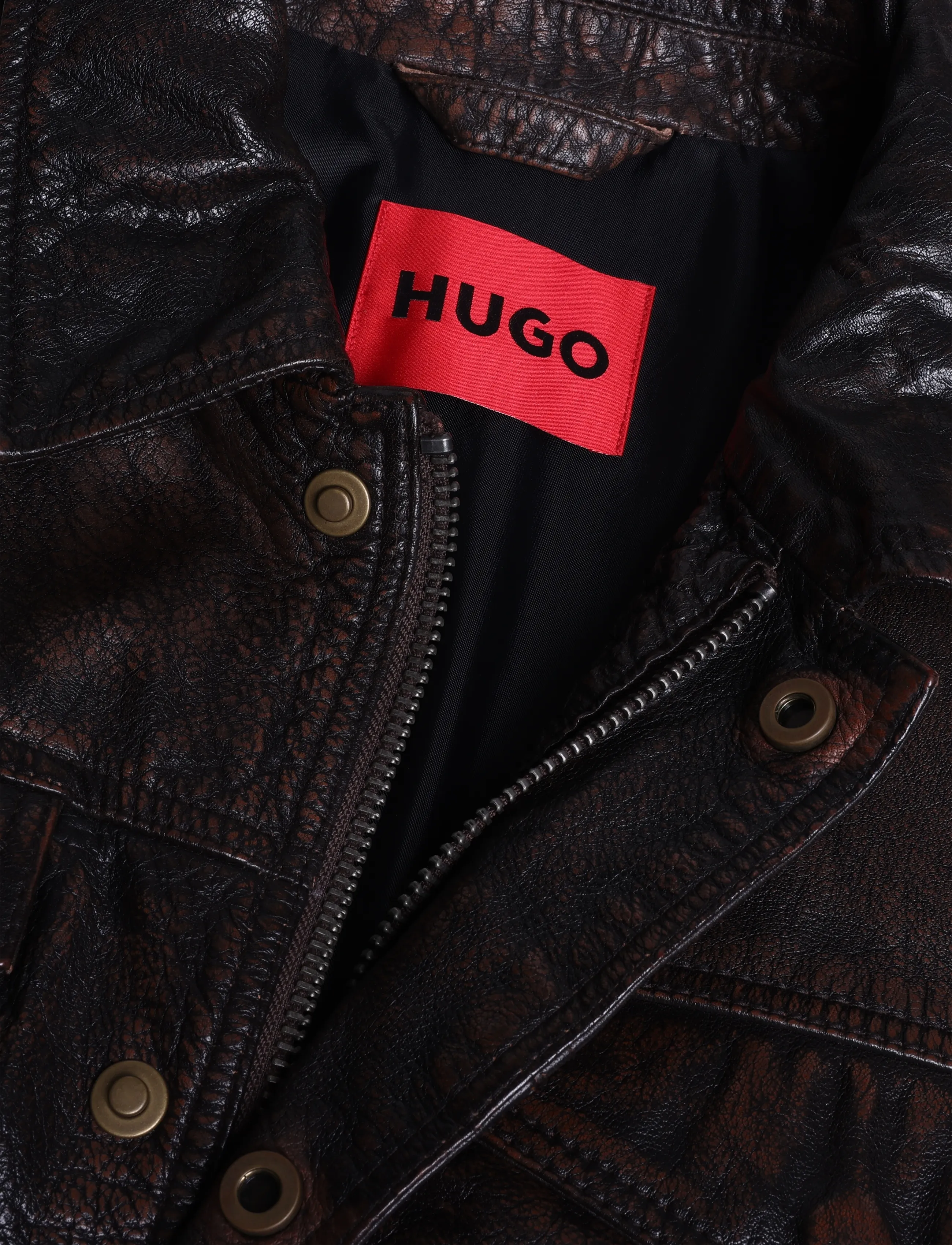 HUGO - Lerano - herbstjacken - brown overflow - 2