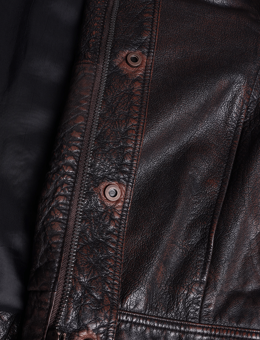 HUGO - Lerano - herbstjacken - brown overflow - 4