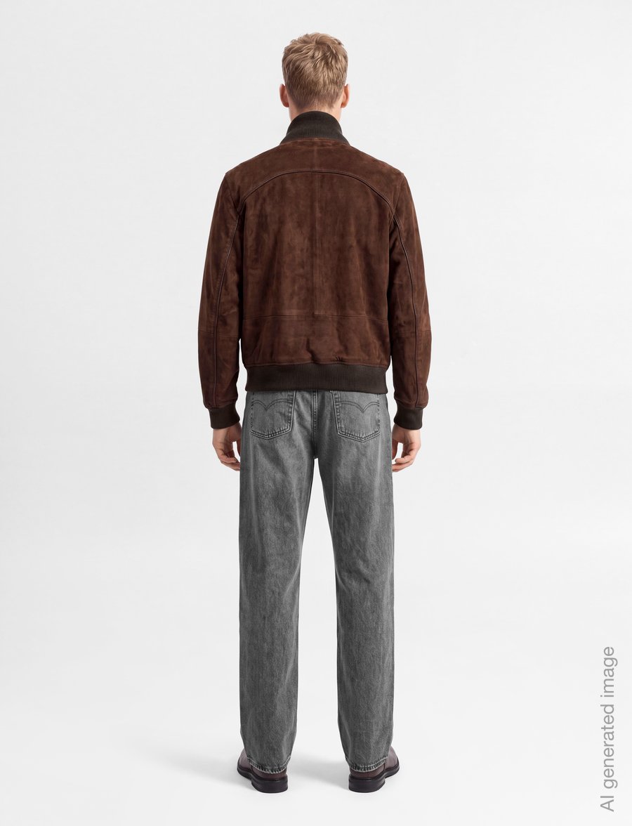 HUGO - Laines - herbstjacken - brown overflow - 4