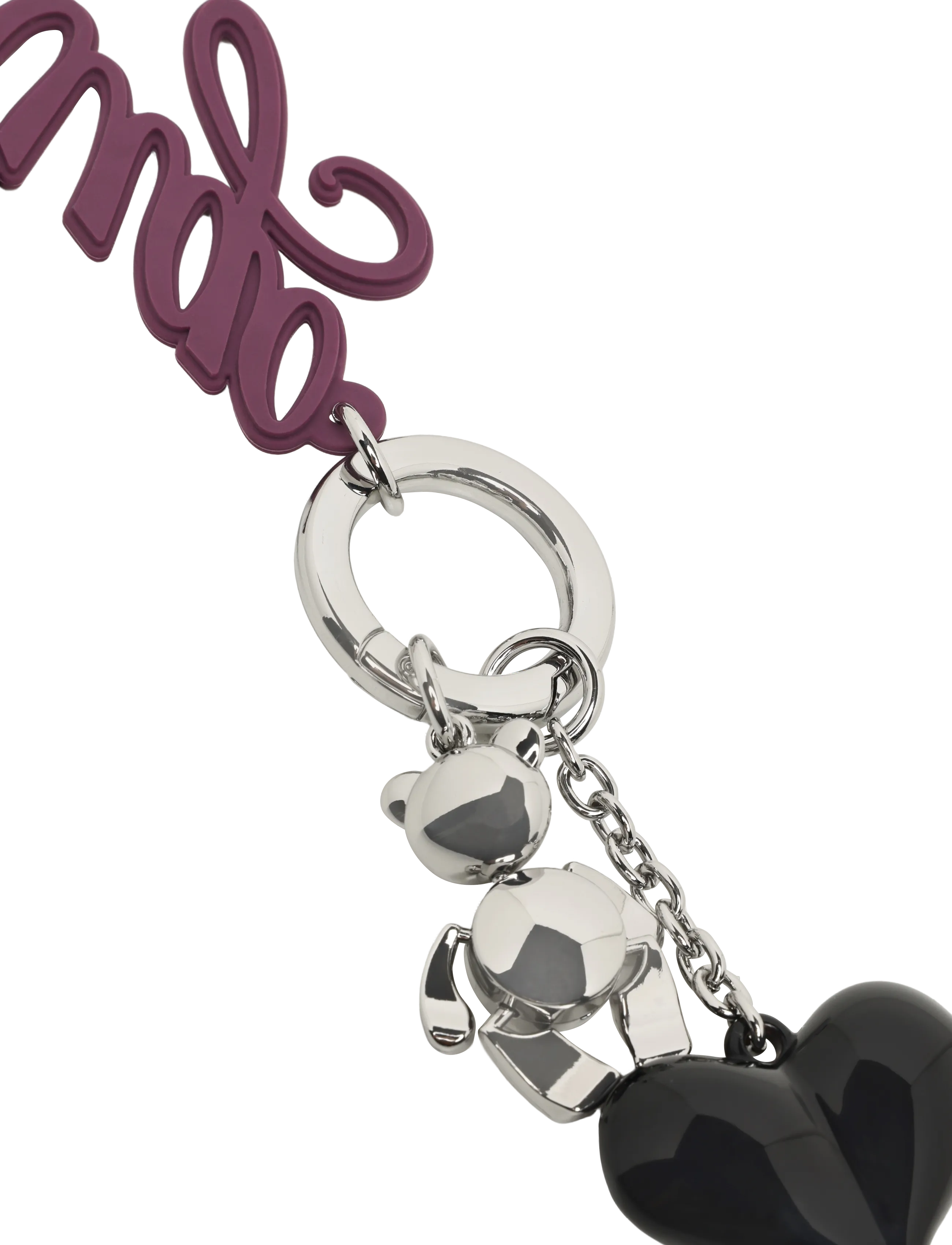 HUGO - Clioh_Charm HUGO - nøgleringe & bag charms - dark pink - 2