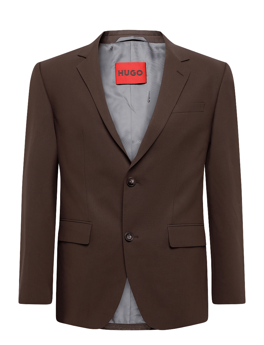 HUGO - Henry-Getlin253X - einreiher - brown overflow - 0
