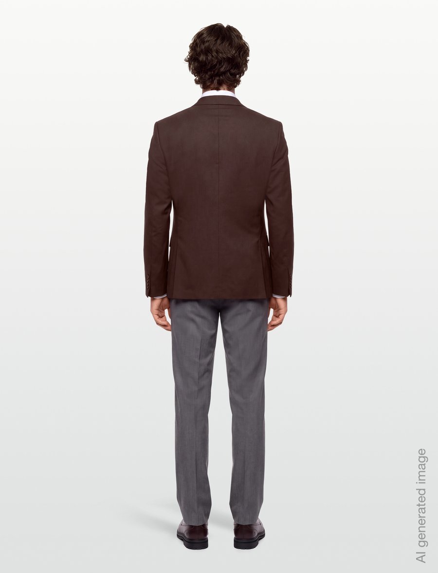 HUGO - Henry-Getlin253X - enkelknäppta kavajer - brown overflow - 4