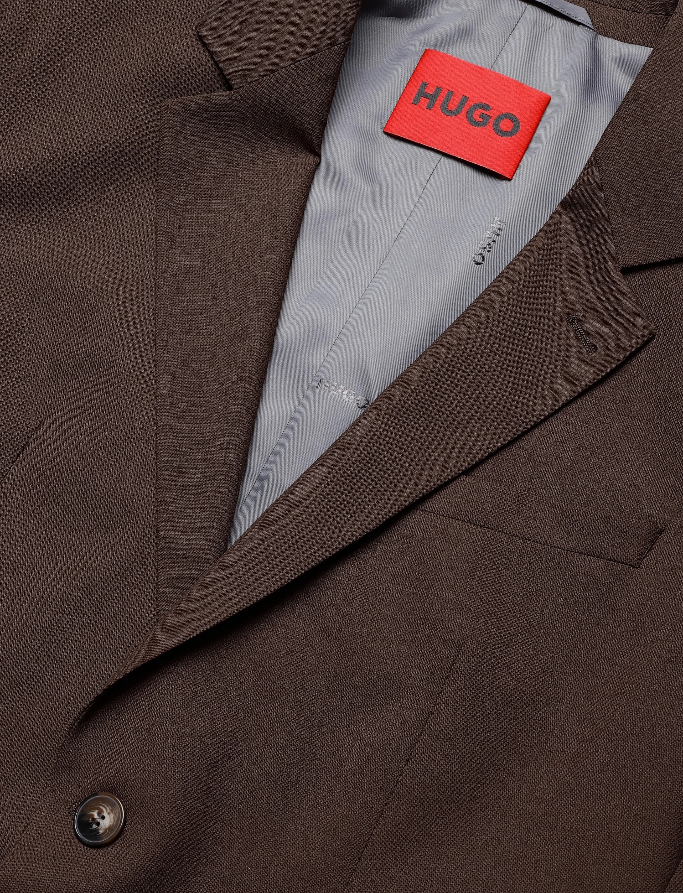 HUGO - Henry-Getlin253X - einreiher - brown overflow - 2