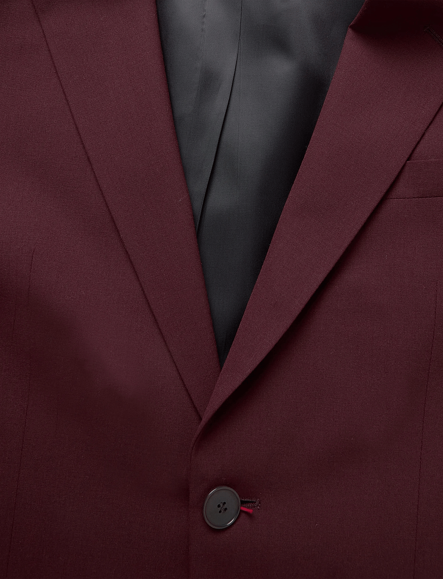 HUGO - Henry-Getlin253X - single breasted blazers - dark red - 4